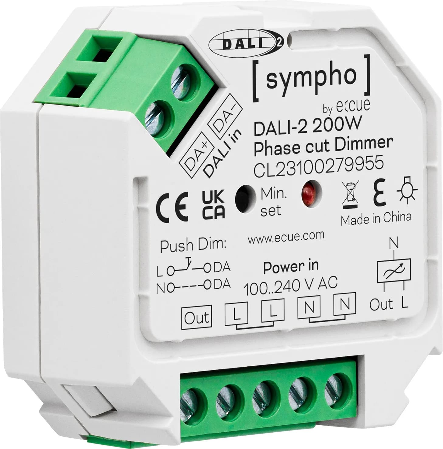 Traxon e:cue DALI-2 200W Phase Cut Dimmer