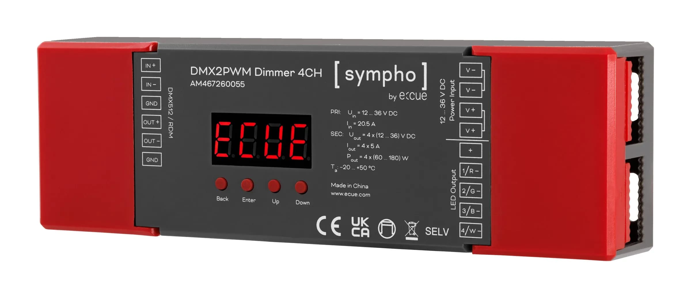 Traxon e:cue DMX2PWM Dimmer 4CH