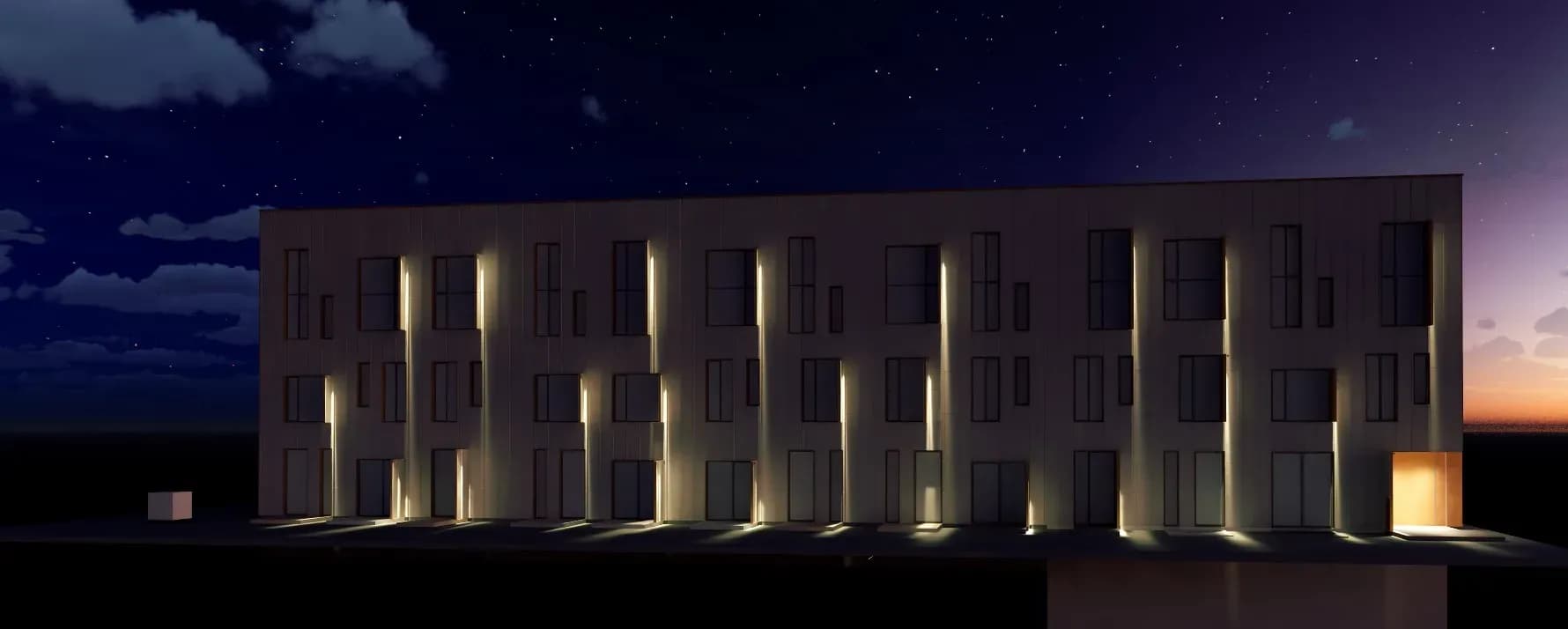 Volta 1D: valgustuse visualiseering, pilt 1/3